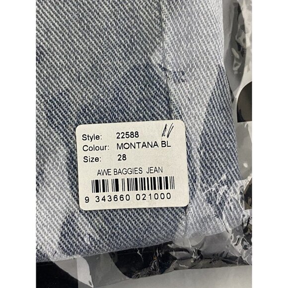 ONE TEASPOON Woman's Montana Blue‎ Awesome Baggies Distressed Jeans Size 28 - Picture 6 of 6